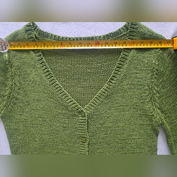 BCBGMaxAzria Forest Green Women's Cardigan - Picture 5 of 14